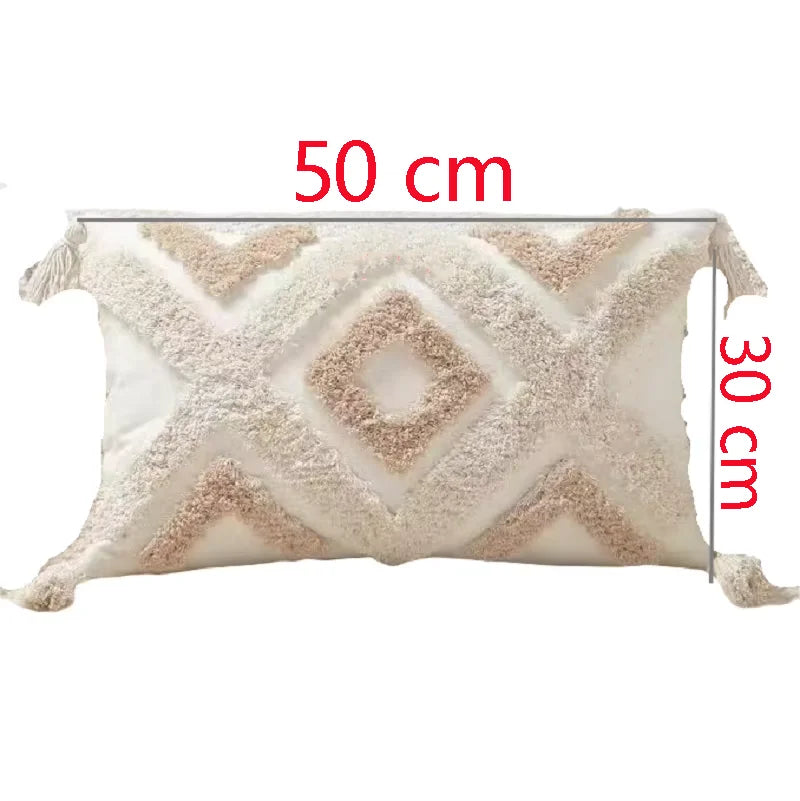 Kuddfodral med fransar